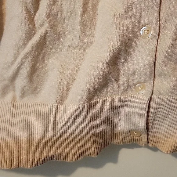 Torrid Women's Beige Button-Down Cardigan - Picture 6 of 12